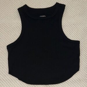 Wild Fable Black Crop Tank Top
